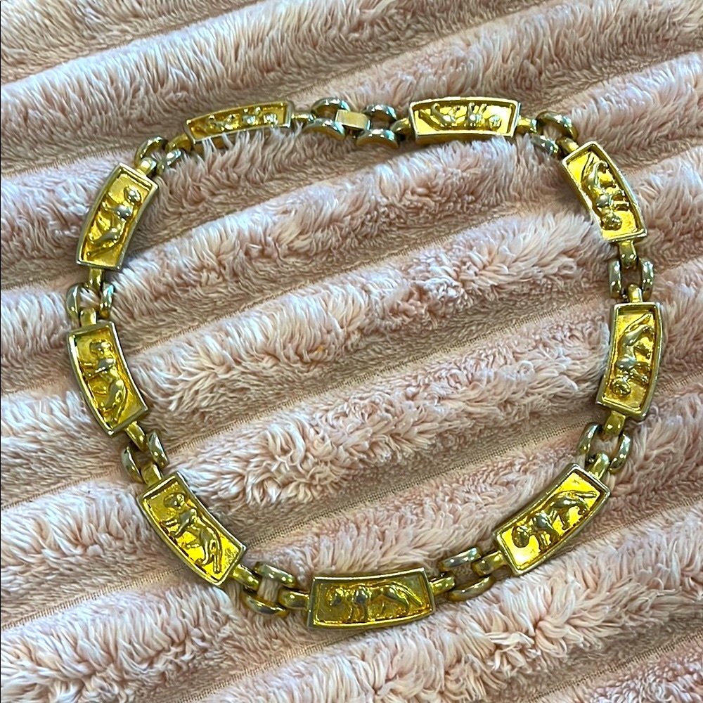 Greek Key NECKLACE with Polished Finish